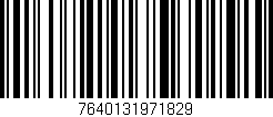 Código de barras (EAN, GTIN, SKU, ISBN): '7640131971829'
