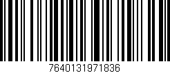 Código de barras (EAN, GTIN, SKU, ISBN): '7640131971836'