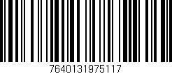 Código de barras (EAN, GTIN, SKU, ISBN): '7640131975117'