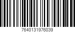 Código de barras (EAN, GTIN, SKU, ISBN): '7640131976039'