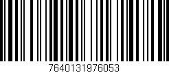 Código de barras (EAN, GTIN, SKU, ISBN): '7640131976053'