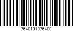 Código de barras (EAN, GTIN, SKU, ISBN): '7640131976480'