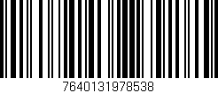 Código de barras (EAN, GTIN, SKU, ISBN): '7640131978538'