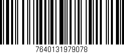 Código de barras (EAN, GTIN, SKU, ISBN): '7640131979078'