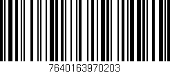 Código de barras (EAN, GTIN, SKU, ISBN): '7640163970203'