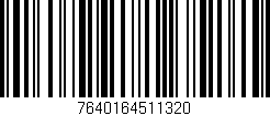 Código de barras (EAN, GTIN, SKU, ISBN): '7640164511320'