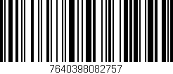 Código de barras (EAN, GTIN, SKU, ISBN): '7640398082757'