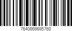 Código de barras (EAN, GTIN, SKU, ISBN): '7640868695760'