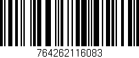 Código de barras (EAN, GTIN, SKU, ISBN): '764262116083'