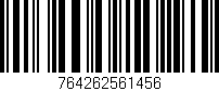 Código de barras (EAN, GTIN, SKU, ISBN): '764262561456'