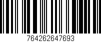 Código de barras (EAN, GTIN, SKU, ISBN): '764262647693'