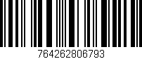 Código de barras (EAN, GTIN, SKU, ISBN): '764262806793'