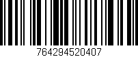Código de barras (EAN, GTIN, SKU, ISBN): '764294520407'