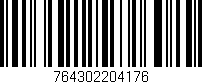 Código de barras (EAN, GTIN, SKU, ISBN): '764302204176'