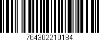 Código de barras (EAN, GTIN, SKU, ISBN): '764302210184'