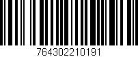 Código de barras (EAN, GTIN, SKU, ISBN): '764302210191'