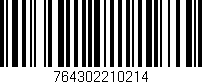 Código de barras (EAN, GTIN, SKU, ISBN): '764302210214'