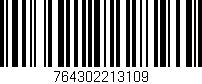 Código de barras (EAN, GTIN, SKU, ISBN): '764302213109'