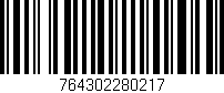 Código de barras (EAN, GTIN, SKU, ISBN): '764302280217'