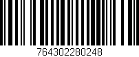 Código de barras (EAN, GTIN, SKU, ISBN): '764302280248'