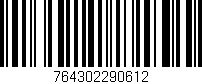 Código de barras (EAN, GTIN, SKU, ISBN): '764302290612'