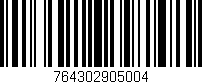 Código de barras (EAN, GTIN, SKU, ISBN): '764302905004'