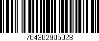 Código de barras (EAN, GTIN, SKU, ISBN): '764302905028'