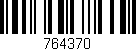 Código de barras (EAN, GTIN, SKU, ISBN): '764370'