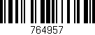 Código de barras (EAN, GTIN, SKU, ISBN): '764957'