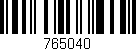 Código de barras (EAN, GTIN, SKU, ISBN): '765040'