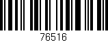 Código de barras (EAN, GTIN, SKU, ISBN): '76516'