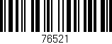 Código de barras (EAN, GTIN, SKU, ISBN): '76521'