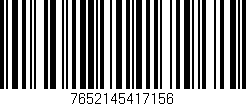 Código de barras (EAN, GTIN, SKU, ISBN): '7652145417156'