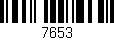 Código de barras (EAN, GTIN, SKU, ISBN): '7653'