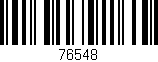Código de barras (EAN, GTIN, SKU, ISBN): '76548'