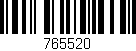 Código de barras (EAN, GTIN, SKU, ISBN): '765520'