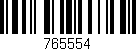 Código de barras (EAN, GTIN, SKU, ISBN): '765554'