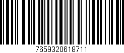 Código de barras (EAN, GTIN, SKU, ISBN): '7659320618711'