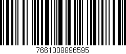 Código de barras (EAN, GTIN, SKU, ISBN): '7661008896595'