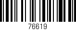 Código de barras (EAN, GTIN, SKU, ISBN): '76619'