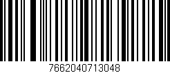 Código de barras (EAN, GTIN, SKU, ISBN): '7662040713048'