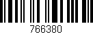 Código de barras (EAN, GTIN, SKU, ISBN): '766380'