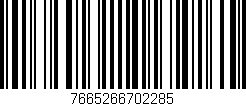 Código de barras (EAN, GTIN, SKU, ISBN): '7665266702285'