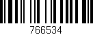 Código de barras (EAN, GTIN, SKU, ISBN): '766534'
