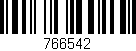 Código de barras (EAN, GTIN, SKU, ISBN): '766542'