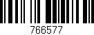 Código de barras (EAN, GTIN, SKU, ISBN): '766577'