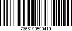 Código de barras (EAN, GTIN, SKU, ISBN): '7666198598410'