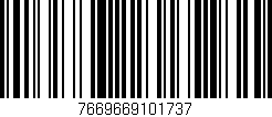 Código de barras (EAN, GTIN, SKU, ISBN): '7669669101737'