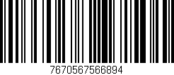 Código de barras (EAN, GTIN, SKU, ISBN): '7670567566894'