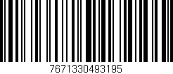 Código de barras (EAN, GTIN, SKU, ISBN): '7671330493195'